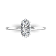 Aloria Threaded Solitaire Ring