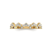 Stardust Arc Diamond Ring