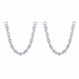 Solitaire Drape Charm