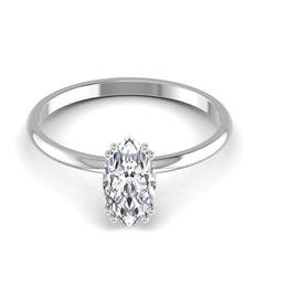 Aloria Threaded Solitaire Ring
