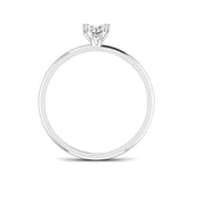 Aloria Threaded Solitaire Ring