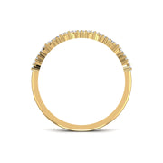 Stardust Arc Diamond Ring