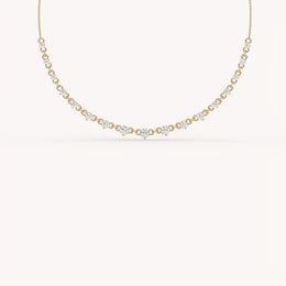 Floating Diamond Necklace