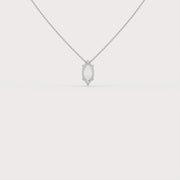 The Venus Solitaire Prong Necklace