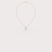 The Venus Solitaire Prong Necklace