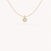 0.5Ct The Bezel Solitaire Necklace