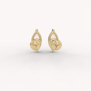 The Threaded Marquise Studs