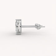 The Threaded Marquise Studs