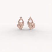 The Threaded Marquise Studs