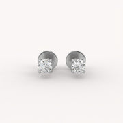 Prong 0.25Ct Solitaire Studs