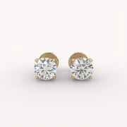 Prong 0.9Ct Solitaire Studs