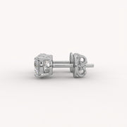 Prong 0.9Ct Solitaire Studs