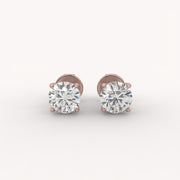 Prong 0.9Ct Solitaire Studs