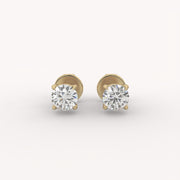 Prong 0.5Ct Solitaire Studs