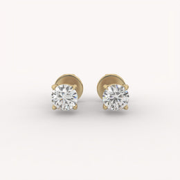 Prong 0.5Ct Solitaire Studs