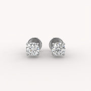 Prong 0.5Ct Solitaire Studs
