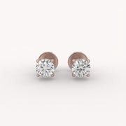 Prong 0.5Ct Solitaire Studs