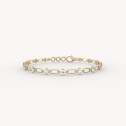 Solitaire Link Bracelet