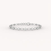 Solitaire Link Bracelet