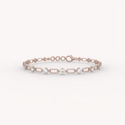 Solitaire Link Bracelet