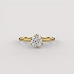The Prong 0.5Ct Solitaire Essential Ring