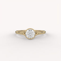 Signature 0.5Ct Bezel Solitaire Ring