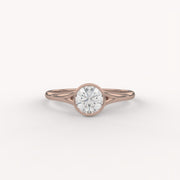 Signature 0.5Ct Bezel Solitaire Ring