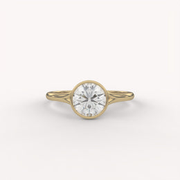 Signature 0.9Ct Bezel Solitaire Ring