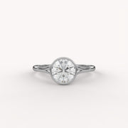 Signature 0.9Ct Bezel Solitaire Ring