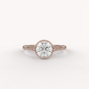Signature 0.9Ct Bezel Solitaire Ring