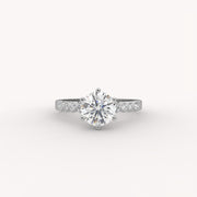 Jeweled Solitaire Ring