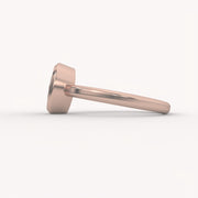 Oval Bezel Solitaire Ring