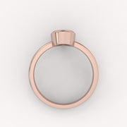 Oval Bezel Solitaire Ring