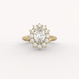 The Coronet Oval Ring