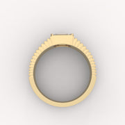 The Keystone Emerald Ring